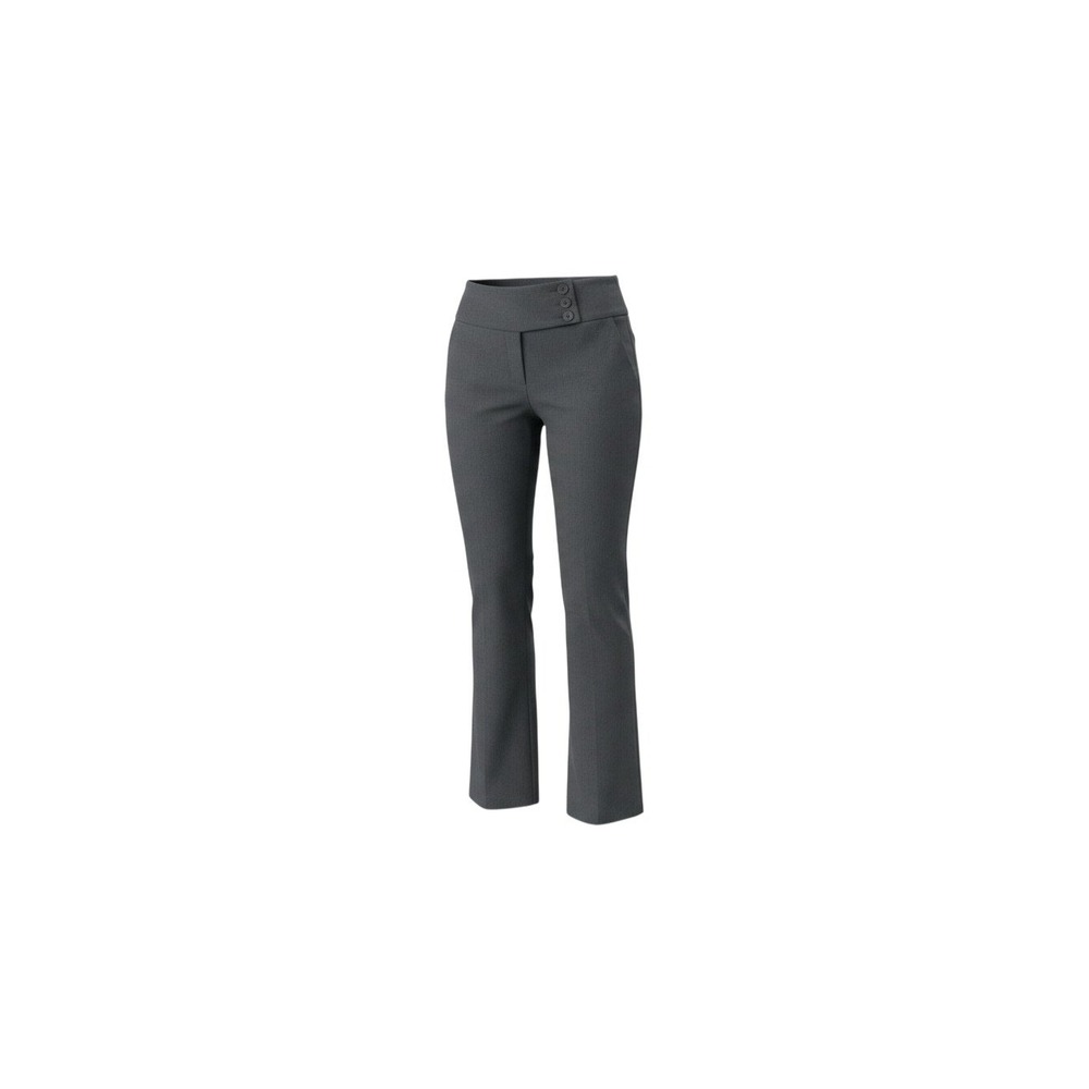 Star City Dress Pants Womens 1 Grey Flare Leg Button Waist 69926404